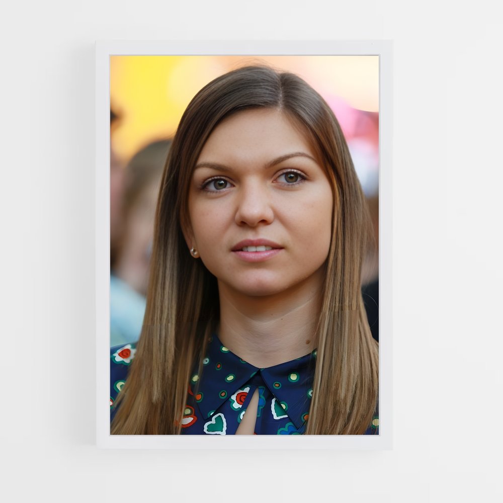 Poster Simona halep azur – affiche Tennis (vue 3)